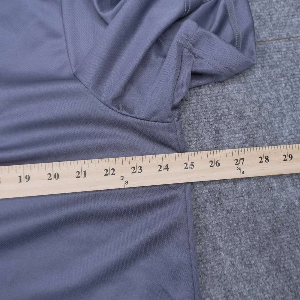 Adidas Polo Shirt Mens XL Grey Danbury Madhatters Hockey Aeroready Performance